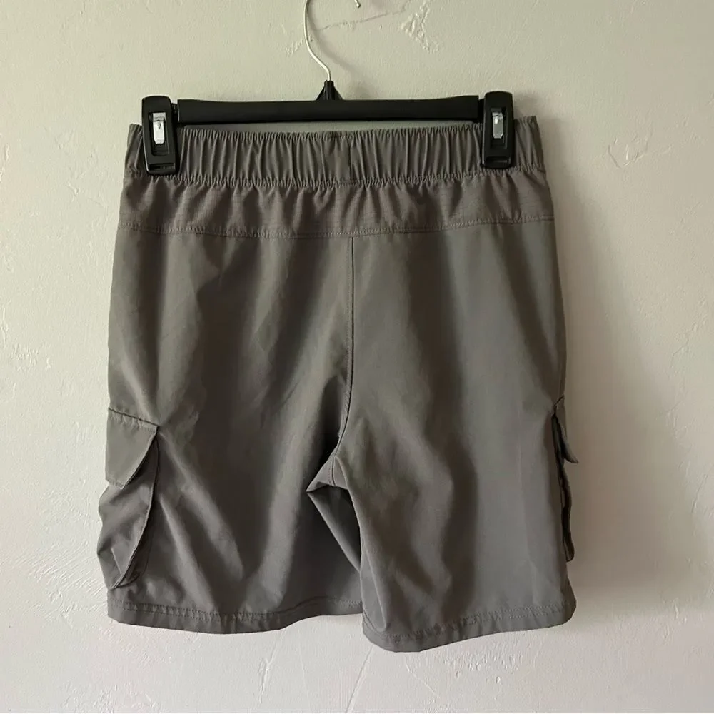 Abercrombie Kids YPB Grey Cargo Shorts Size 13/14